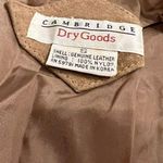 Cambridge Dry Goods 100% Leather Vest Small Lined Western Aztec Southwestern Photo 2