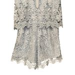 Yumi Kim  Baby Blue Jet Set Lace Romper, Sz Small Photo 4