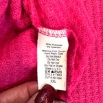 Zig Zag NWOT Stripe Magenta Pink Waffle Knit Sleeveless Top sz 2XL Photo 4