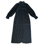 Anthropologie Maeve Women’s Black Long Sleeve Mock Neck Midi Dress Small Photo 2