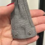 Bozzolo  gray ribbed mock neck tank bodysuit Photo 3