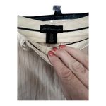 NWT House of Harlow 1960 women’s Light Beige Pinstripe Pants Tan Size 4 Photo 2