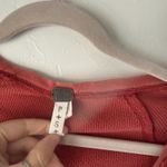 We The Free  Thermal Top Fitted XS Red Long Sleeve Crochet Cuff‎ Waffle Knit Boho Photo 4