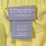 Chico's Chico’s Zenergy Women’s Yellow Pleated Skort Size 0 Photo 6