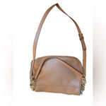 Michael Michael Kors Brown Purse Gold Trim Photo 1