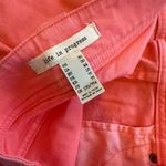 Life in Progress  Coral Pink Cuffed Denim Shorts Size 30 Photo 2