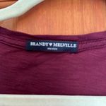 Brandy Melville V-Neck Slouchy Tee Photo 2