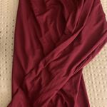 ASICS Burgundy long sleeve tee Photo 1