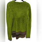 Nina  Charles for kasper green sweater size small Photo 2