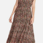 BB Dakota Multicolor Floral Midi Dress Photo 0