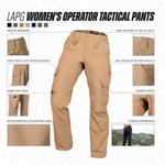 LAPG Women's Navy Uniform Tactical Pants Size 4 Blue Photo 5