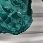 Victoria's Secret Vintage Victoria’s Secret Satin Jacquard Pajama Top Women's Small Green 90's Y2K Photo 8