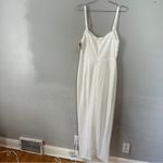 Here Comes the Sun Love To Love Front Split Maxi Dress White NEW Medium Photo 6