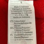 J.Crew Red Textured V Photo 3