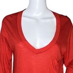 Anthropologie  Porridge Shirt‎ Womens Medium Red Bandana Backstory Tee Casual Photo 4