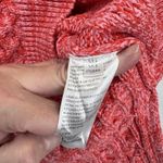 Pilcro Anthropologie  Jasmine Chunky Cable Knit Sweater Small Pink Cotton Blend Photo 5