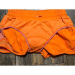 Lululemon  Hotty Hot Shorts II 2.5" Orange Athletic Running Mesh Size 4 W7AW9R Photo 7