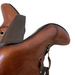 Jeffrey Campbell women’s Victor brown antiqued leather cubbed heel booties Sz 7 Photo 7