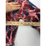 Time & Tru Smocked Floral Midi Dress M Square Neck Puff Sleeve Milkmaid Cottage Photo 5