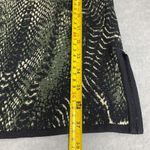 St. John Sport Women Sz 6 Greeb Black Animal Print Sheath Knit Dress Photo 7