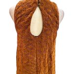 Maeve Anthropologie Women's Velvet Laser Cut Mini Dress Brown Size 2 Formal Photo 7