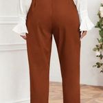 NWT Rust Bow Tie Pants Brown Size M Photo 3