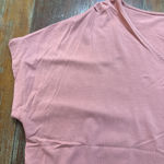 J.Jill Women's  Pink Luxe Supima V-Neck Easy Tee L Photo 1