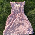 Hot Topic Blush Swiss Dot Babydoll Dress Photo 1