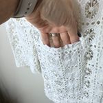 Free People FP One Yesenia Eyelet Crochet Long Sleeve Tunic Top Oversized Size 0 Photo 7