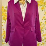 OVI Vibrant Magenta single button Blazer size M Photo 6
