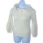 Anthropologie  Sleeping On Snow Ecru Off Shoulder Knit Sweater Size S Photo 9