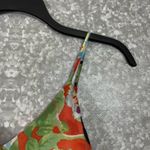 Hine Red Floral Layered Ruffles Y2K Fairy Tunic Length Top Photo 1