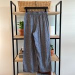 Tahari Linen Pocket High-Rise Wide Leg Crop Pants, Small Photo 4