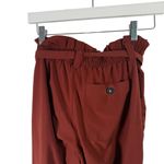 Athleta Skyline Paperbag Pant Rust Red Commuter Travel Pockets FLAW Womens 4 Photo 6