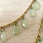 Gold tone 3 tier beaded necklace Photo 6