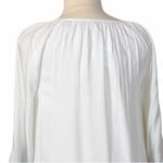 Chic Connection Embroidered New Tunic Dress White Navy Tassel Women’s Size XL Photo 8