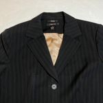 Style & Co . Stripe Stretch Blazer Size 16 Office Professional Workwear Career Photo 2