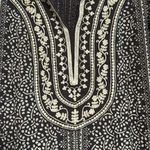 World Market Purple White Embroidery Global Side Splits Maxi Dress Small/Medium Size undefined Photo 1