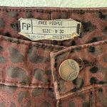 Free People Leopard Print Jeans Size 30 Photo 1