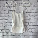 Quiet Storm  Smocked Halter Style Cropped Cotton Tank‎ Top Surf Shop Size Medium Photo 2