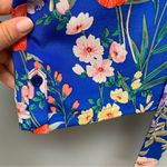 Yumi Kim Liz Romper in Blue Floral Print 100% Silk XS Photo 8