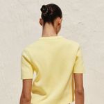 ZARA NWT Elegant Yellow Button-Up Women's Top Size Women’s Small Photo 3