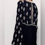 Free People  Diamond Embroidered Long Sleeve Top Photo 3