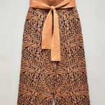 Anthropologie MOTH Leopard Sweater-Tie Knit Trousers S Photo 4