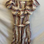 Trina Turk : “Out of Office” Multicolor Striped Vacation Dress- Linen- S Photo 0