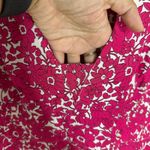 J.Crew Collection puff-sleeve pink floral plunging V-neck maxi dress size 8 Photo 7