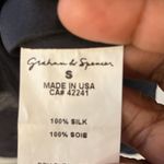 GRAHAM And SPENCER 100% Silk Short Black Dress with Bell Sleeves Sz Small Photo 5