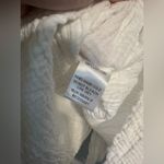 Mittoshop  White Linen Button Down Top Photo 7