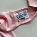Beginning Boutique  Niomi Wrap Tie Crop Top in Baby Pink Photo 5
