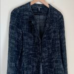 Eileen Fisher Lady Jacket Cardigan Collarless Long Blazer Sz Medium Photo 1